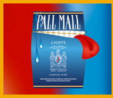 Дизайн рекламного постера Pall Mall (BAT)